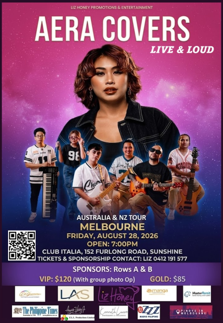 Aera Covers - Live in Melbourne - August 28, 2026
